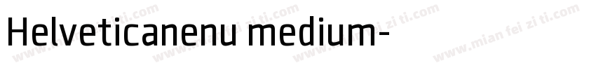Helveticanenu medium字体转换